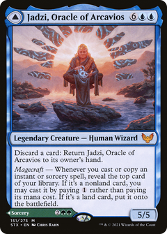 Jadzi, Oracle of Arcavios // Journey to the Oracle [Strixhaven: School of Mages]-3