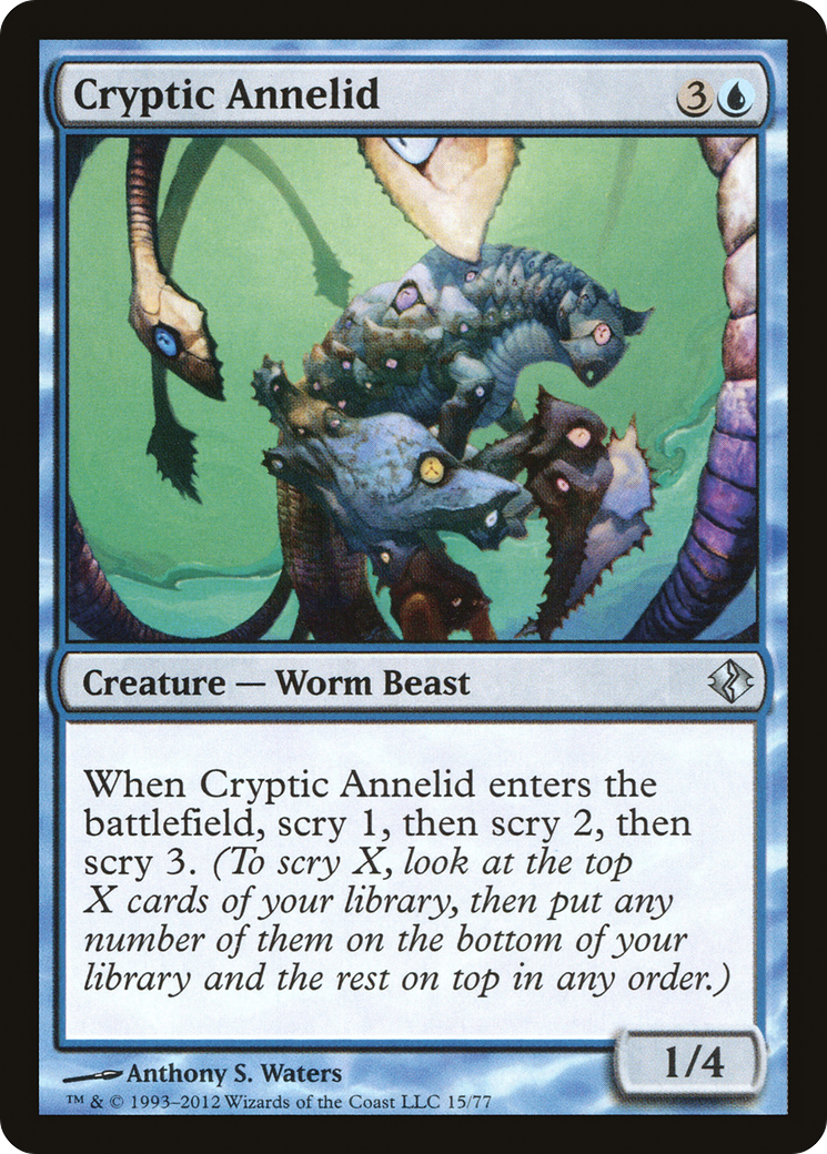 Cryptic Annelid [Duel Decks: Venser vs. Koth]-1