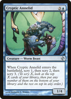 Cryptic Annelid [Duel Decks: Venser vs. Koth]-1