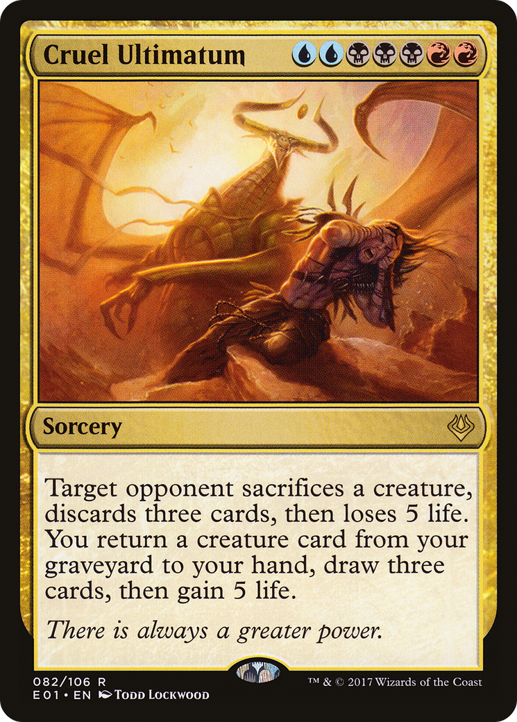 Cruel Ultimatum [Archenemy: Nicol Bolas]-1