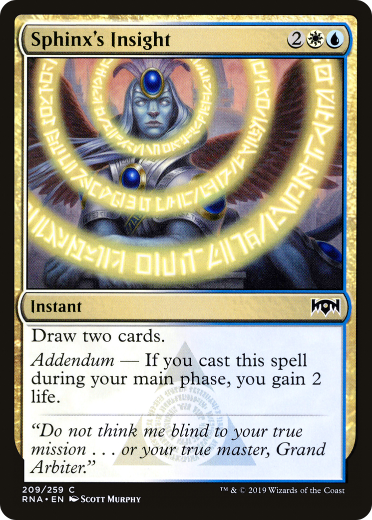 Sphinx's Insight [Ravnica Allegiance]-1