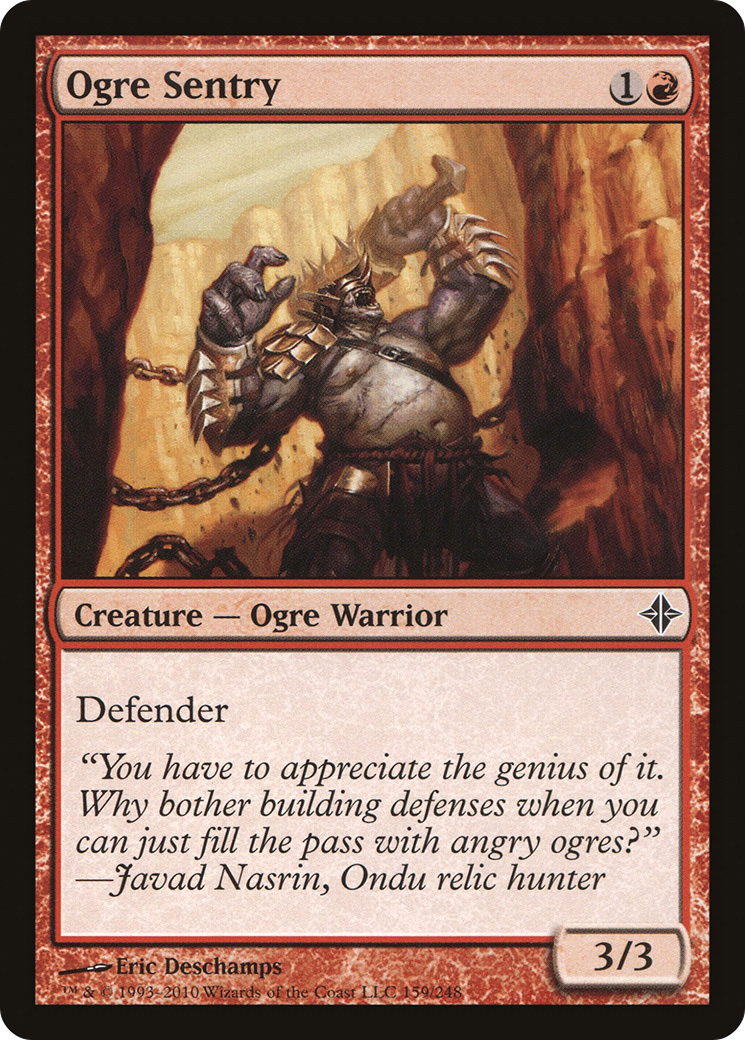 Ogre Sentry [Rise of the Eldrazi]-1