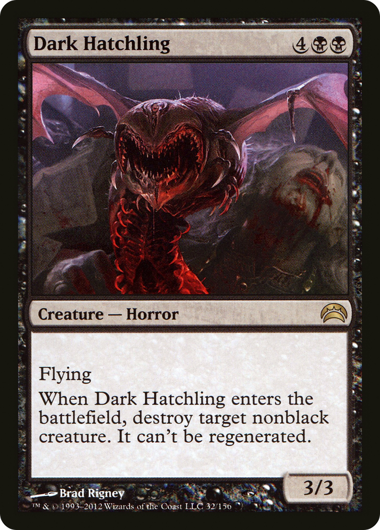 Dark Hatchling [Planechase 2012]-1