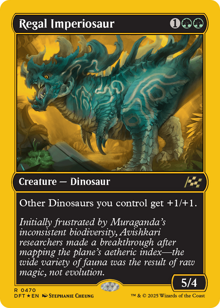 Regal Imperiosaur (First-Place Foil) [Aetherdrift]-1