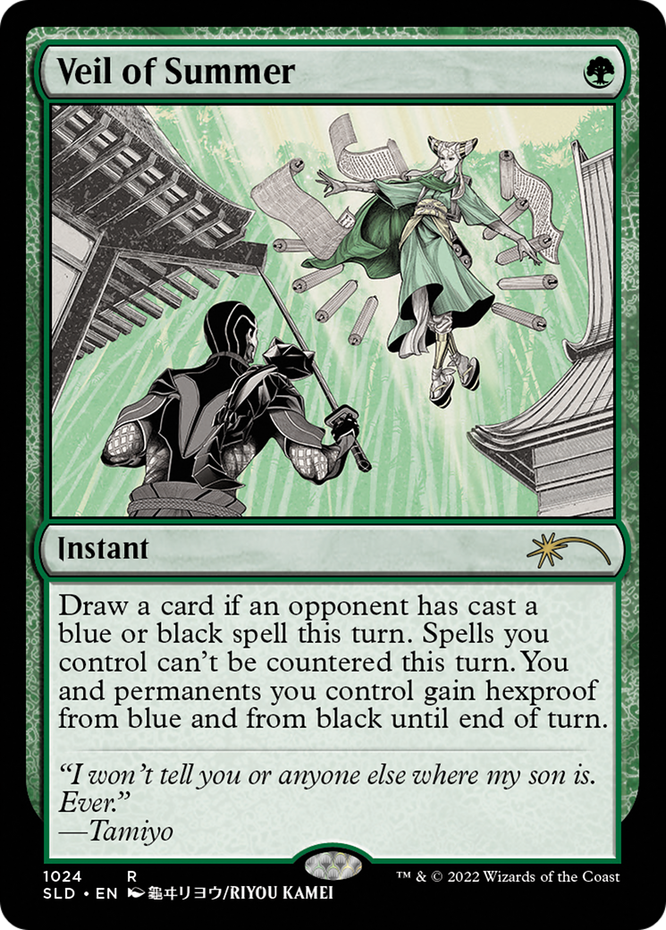 Veil of Summer (SLD-1024) - Secret Lair Drop Foil-1
