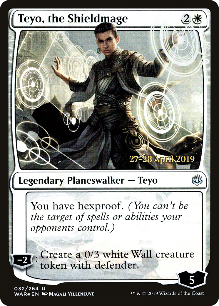 Teyo, the Shieldmage [War of the Spark Prerelease Promos]-1