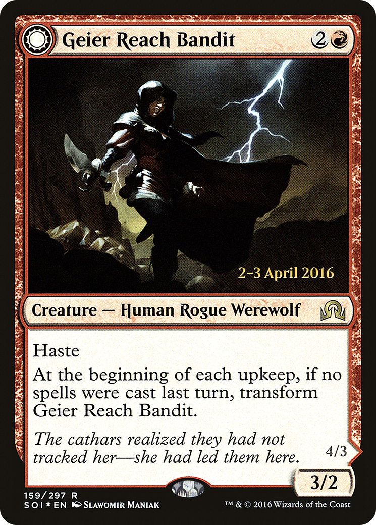 Geier Reach Bandit // Vildin-Pack Alpha [Shadows over Innistrad Prerelease Promos]-3
