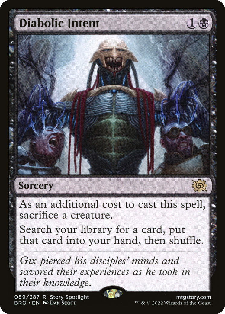 Diabolic Intent [The Brothers' War]-1