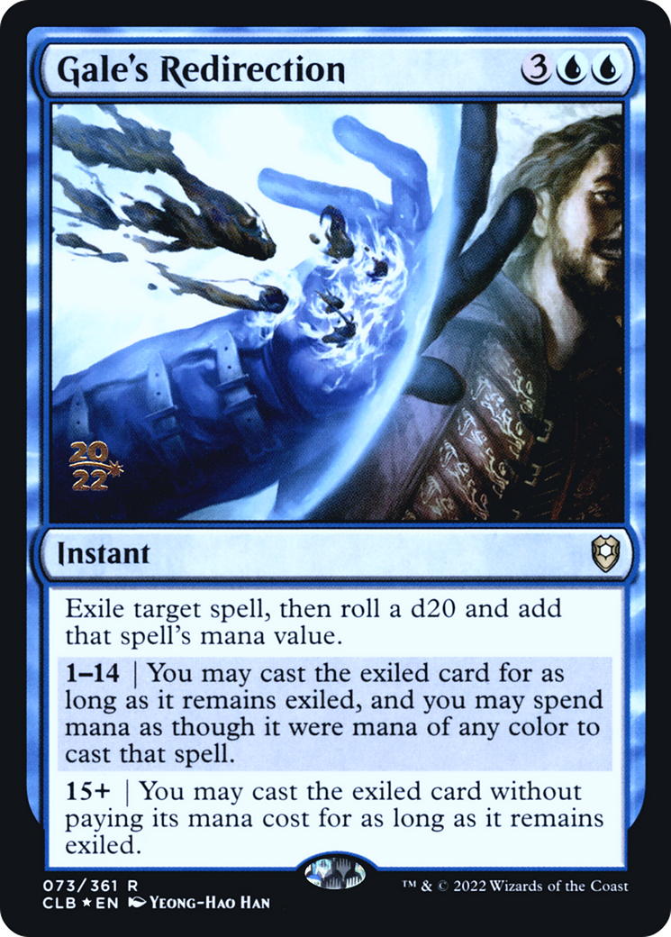 Gale's Redirection [Commander Legends: Battle for Baldur's Gate Prerelease Promos]-1