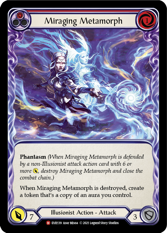 Miraging Metamorph [EVR139] (Everfest)  1st Edition Rainbow Foil-2