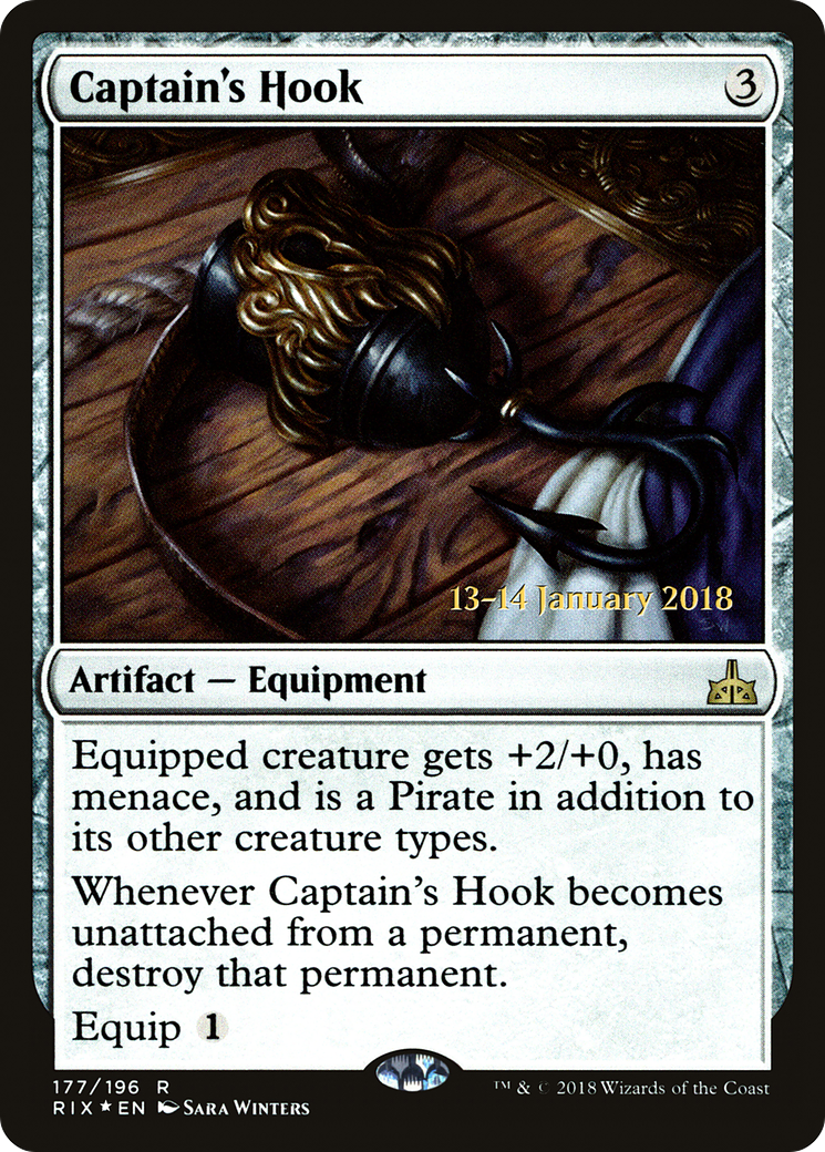 Captain's Hook [Rivals of Ixalan Prerelease Promos]-1