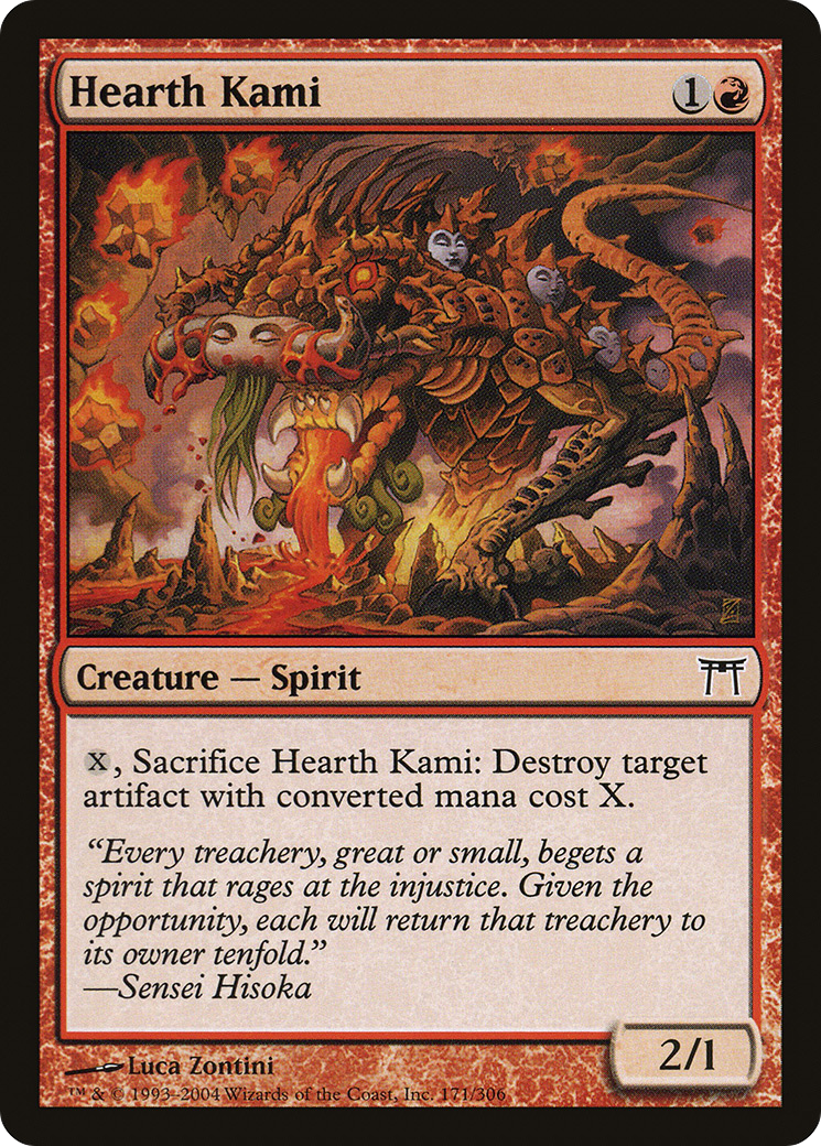 Hearth Kami [Champions of Kamigawa]-1