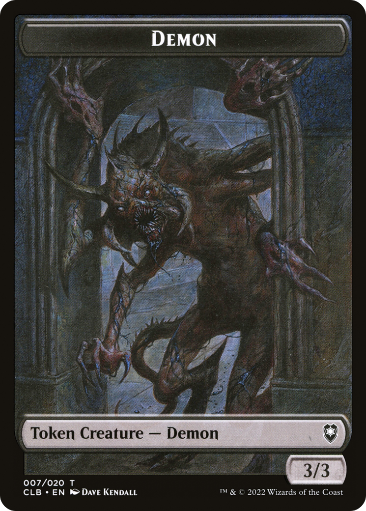 Demon Token [Commander Legends: Battle for Baldur's Gate Tokens]-1