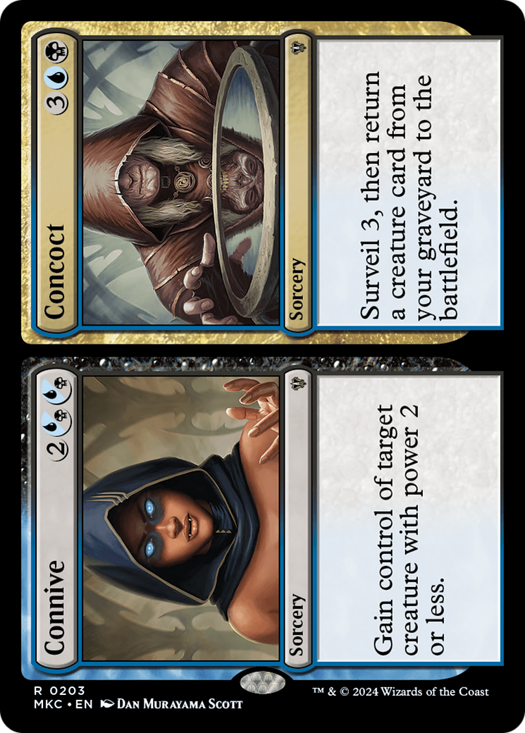 Connive // Concoct [Murders at Karlov Manor Commander]-1