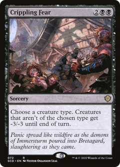 Crippling Fear [Starter Commander Decks]-1