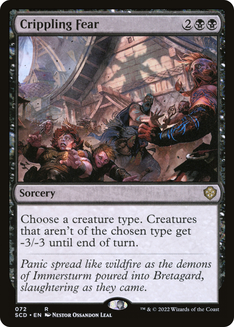 Crippling Fear [Starter Commander Decks]-1