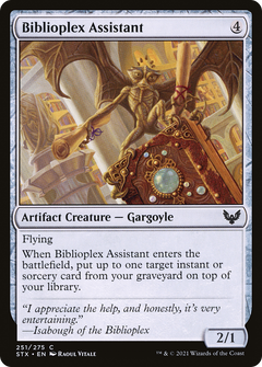 Biblioplex Assistant [Strixhaven: School of Mages]-1