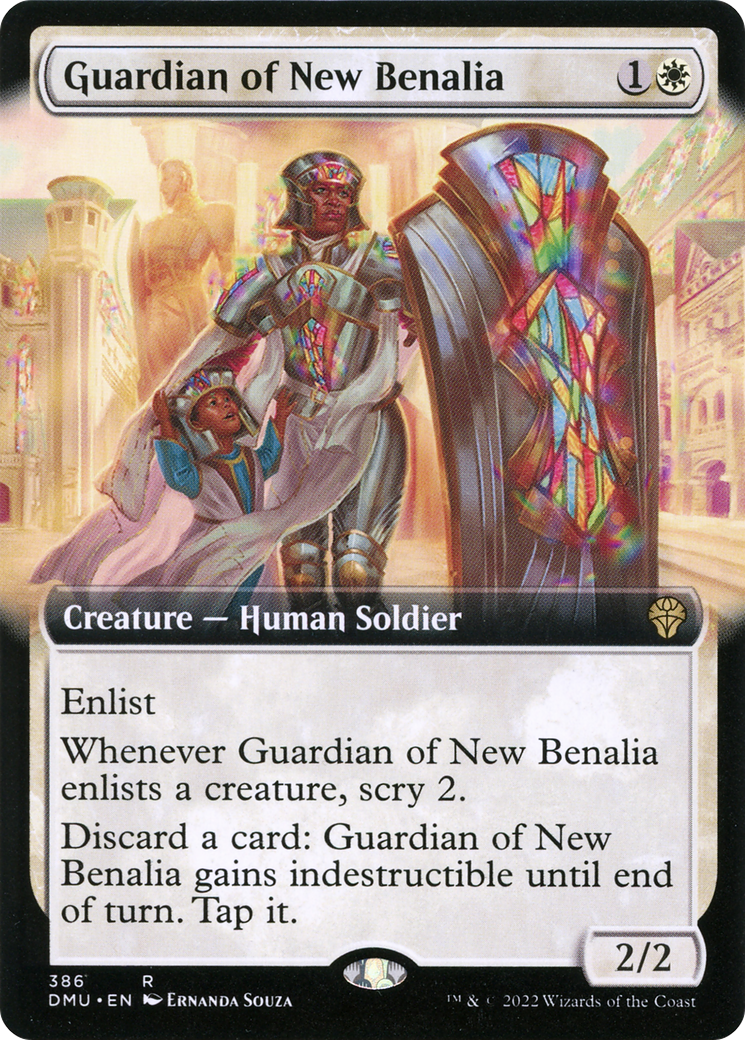 Guardian of New Benalia (Extended Art) [Dominaria United]-1