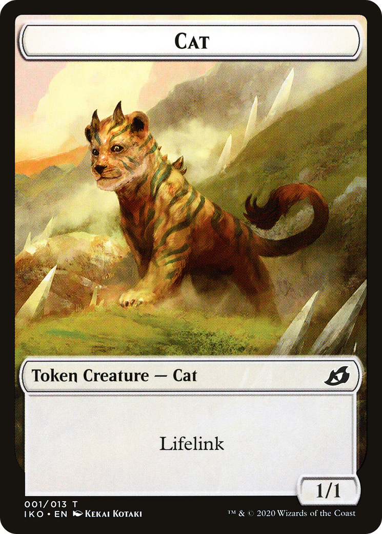Cat (TIKO-001) - Ikoria: Lair of Behemoths Tokens Foil-1