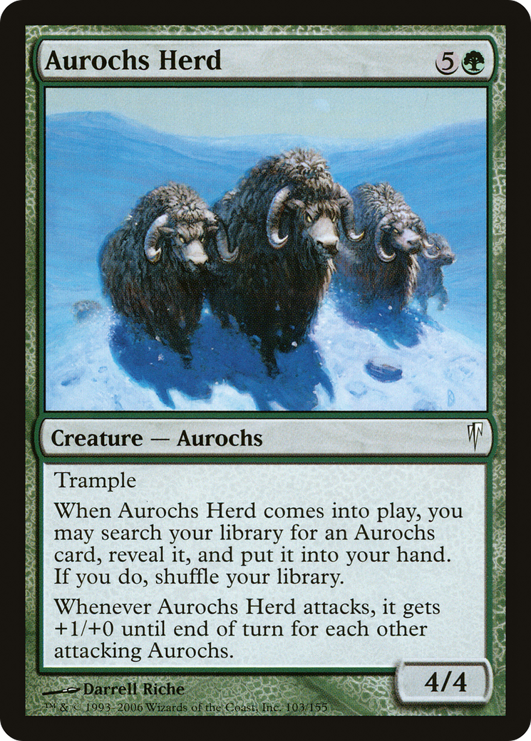 Aurochs Herd [Coldsnap]-1