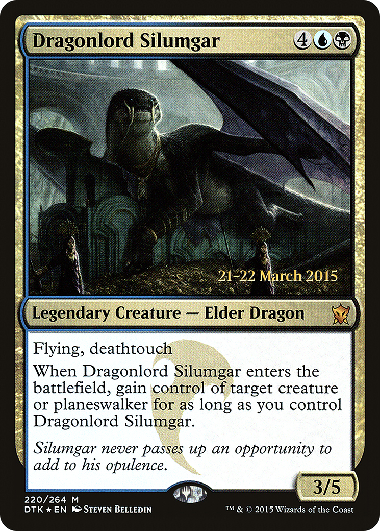 Dragonlord Silumgar [Dragons of Tarkir Prerelease Promos]-1