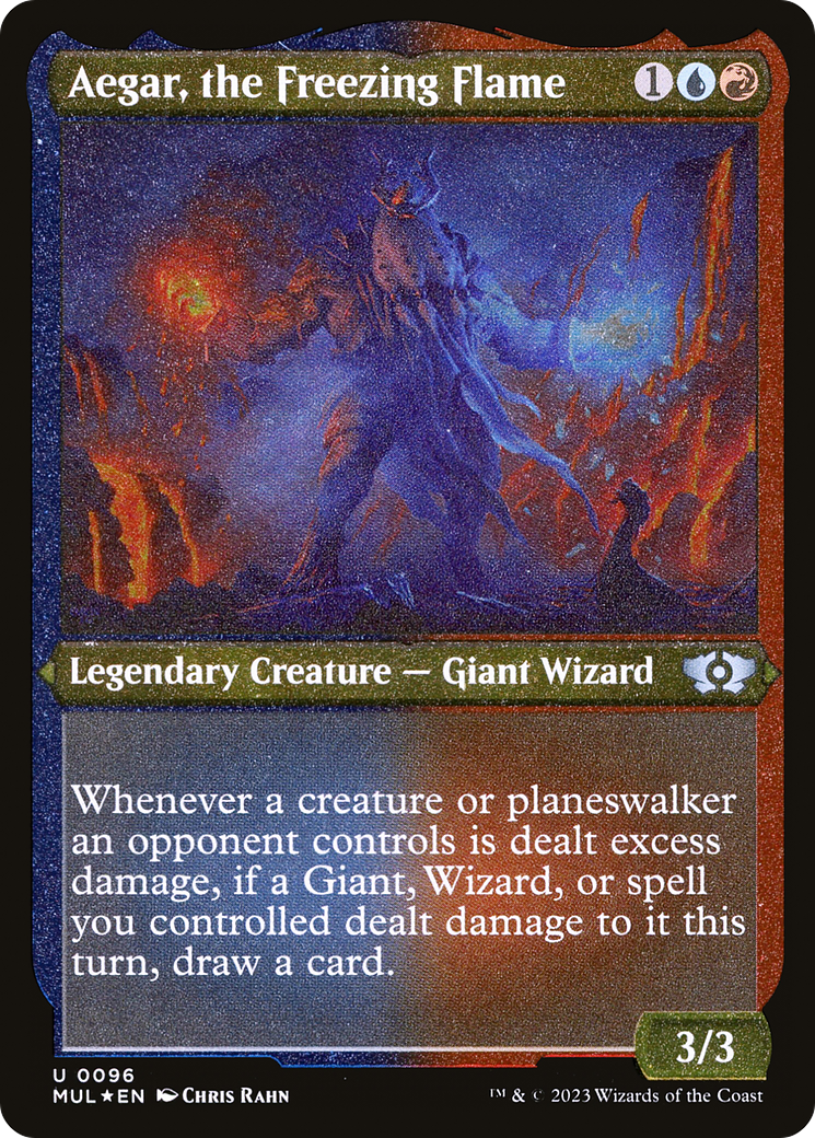 Aegar, the Freezing Flame (Foil Etched) [Multiverse Legends]-1