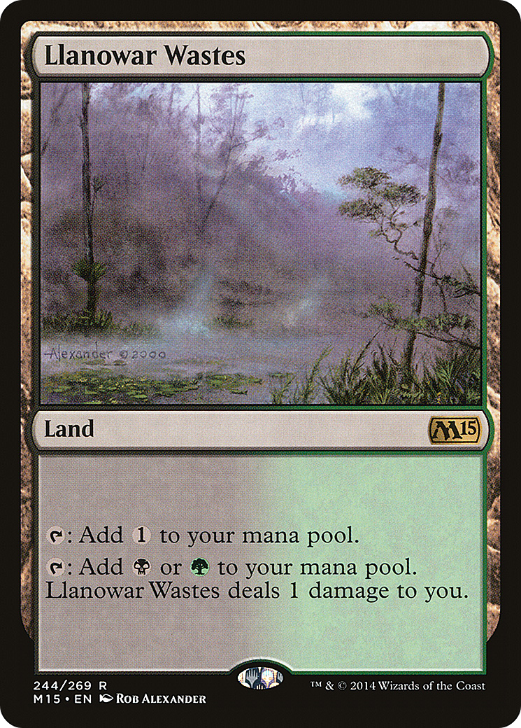 Llanowar Wastes [Magic 2015]-1