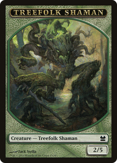 Treefolk Shaman Token (MMA-013) - Modern Masters Tokens-1