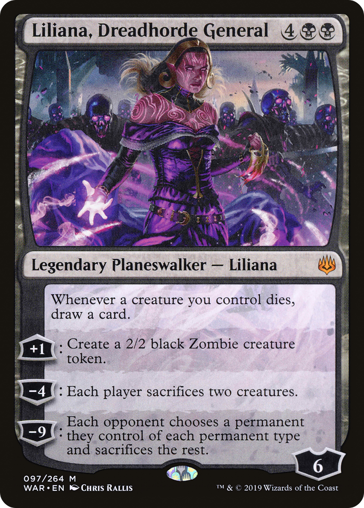 Liliana, Dreadhorde General [War of the Spark]-1