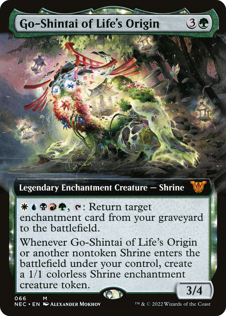 Go-Shintai of Life's Origin (Extended Art) [Kamigawa: Neon Dynasty Commander]-1