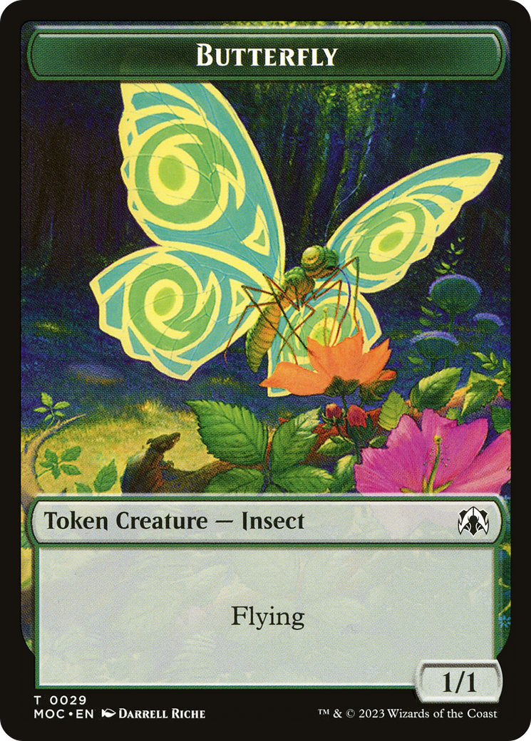 Butterfly (TMOC-029) - March of the Machine Commander Tokens-1