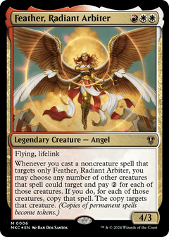 Feather, Radiant Arbiter [Murders at Karlov Manor Commander]-1