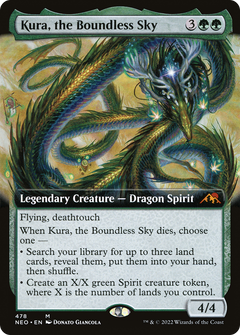Kura, the Boundless Sky (Extended Art) [Kamigawa: Neon Dynasty]-1