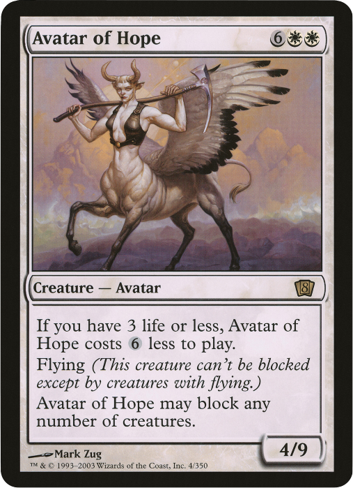 Avatar of Hope (Oversized) [Eighth Edition Box Topper]-1