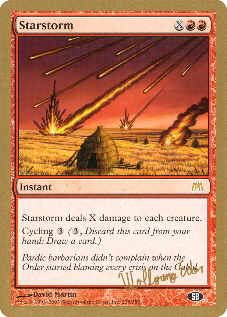 Starstorm - 2003 Wolfgang Eder (ONS) (SB) (WCD-) - World Championship Decks 2003-1