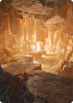 Pillarverge Pathway // Pillarverge Pathway (AZNR-028) - Zendikar Rising Art Series (Borderless) Foil-1