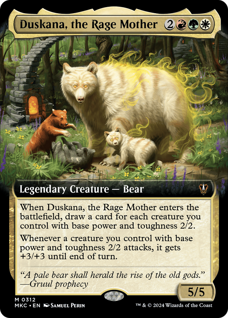 Duskana, the Rage Mother (Extended Art) [Murders at Karlov Manor Commander]-1