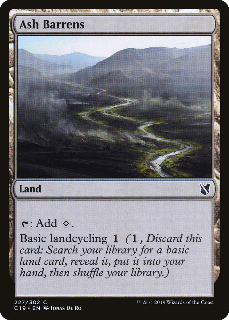Ash Barrens [Commander 2019]-1