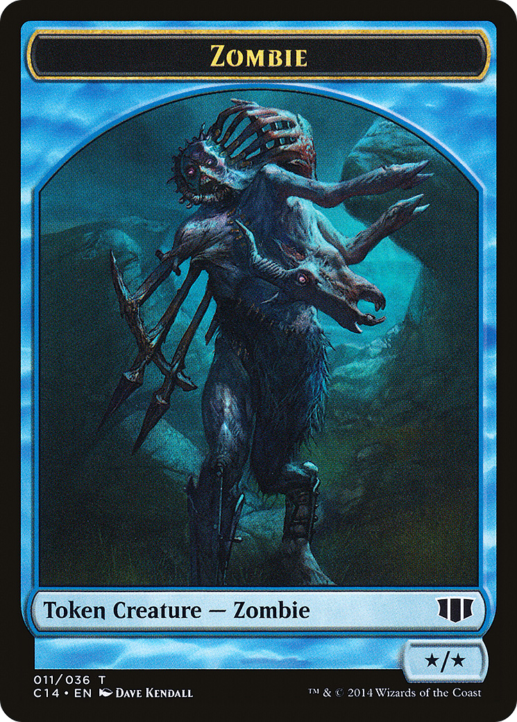 Zombie (TC14-011) - Commander 2014 Tokens-1