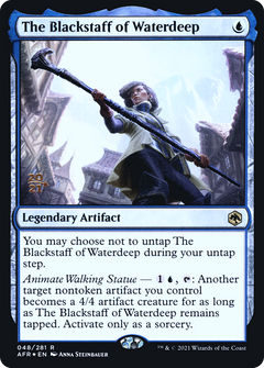 The Blackstaff of Waterdeep [Dungeons & Dragons: Adventures in the Forgotten Realms Prerelease Promos]-1
