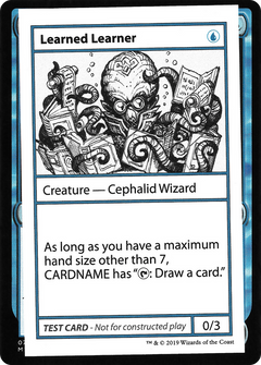 Learned Learner (2021 Edition) [Mystery Booster Playtest Cards]-1