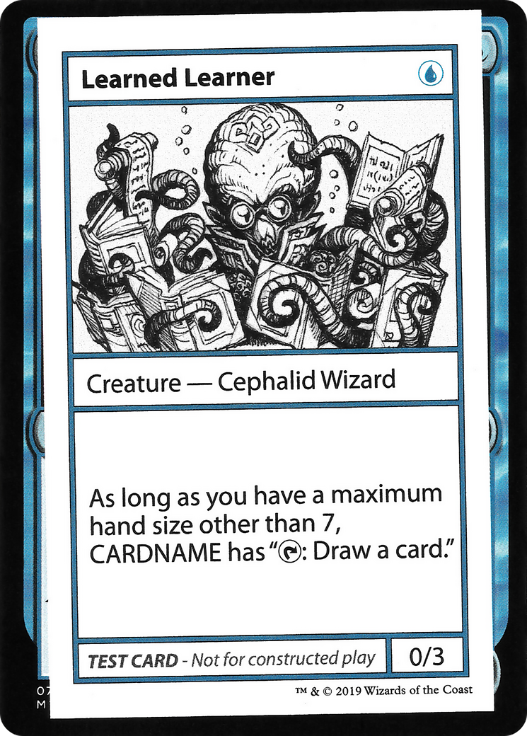 Learned Learner (2021 Edition) [Mystery Booster Playtest Cards]-1