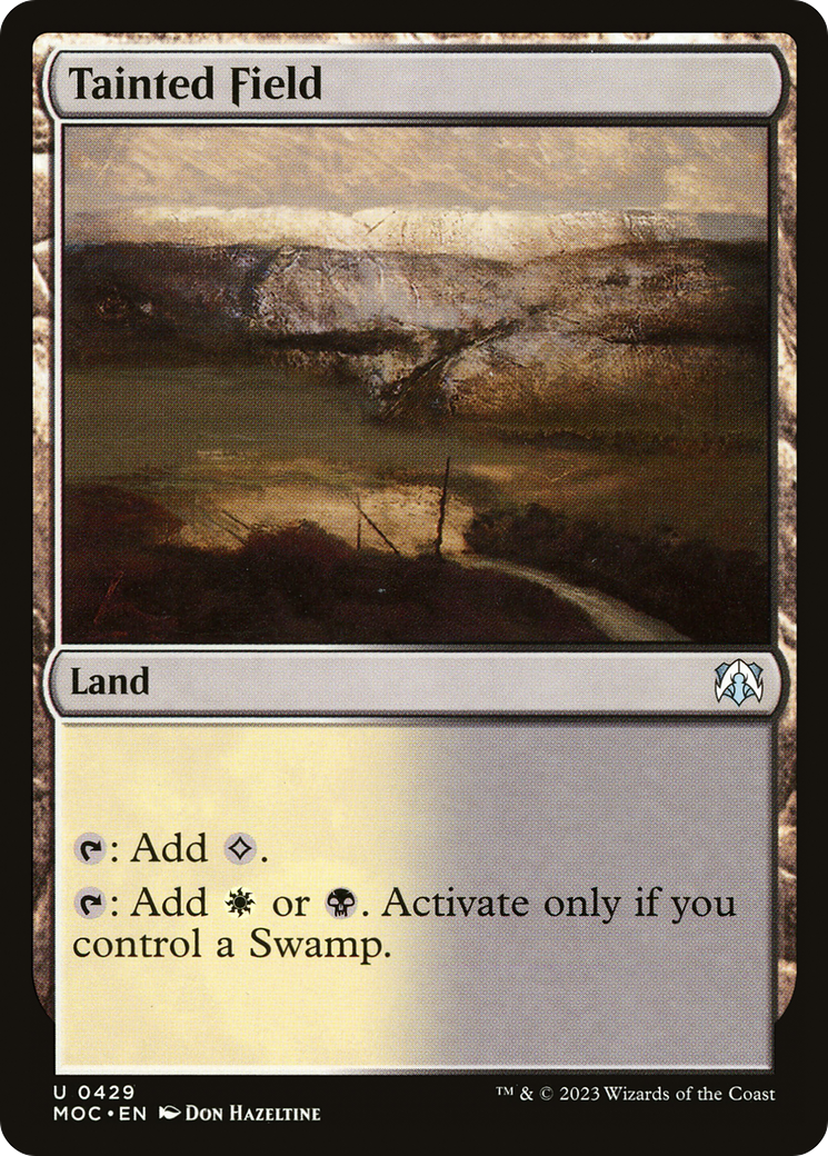 Tainted Field [March of the Machine Commander]-1