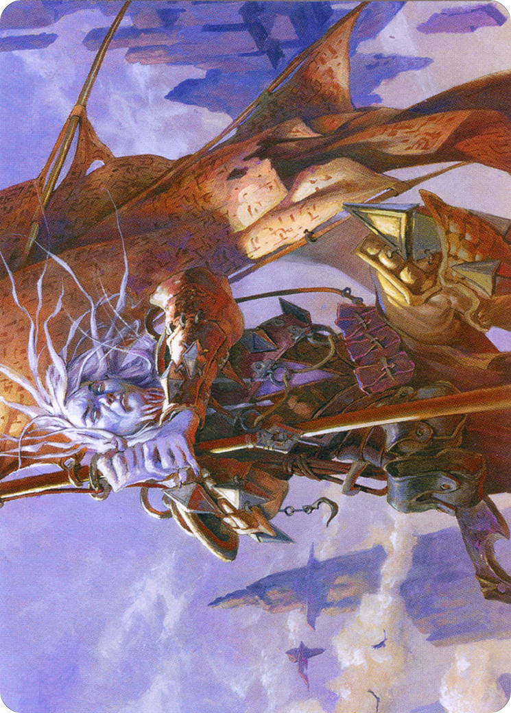 Sea Gate Banneret // Sea Gate Banneret (AZNR-043) - Zendikar Rising Art Series (Borderless)-1