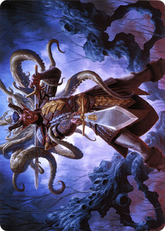Zevlor, Elturel Exile // Zevlor, Elturel Exile (ACLB-042) - Battle for Baldur's Gate Art Series (Borderless)-3