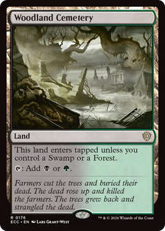 Woodland Cemetery [Lorwyn Eclipsed Commander]-1
