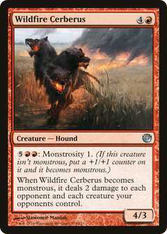 Wildfire Cerberus (JOU-116) - Journey into Nyx Foil-1