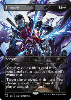 Unmask (SLD-413) - Secret Lair Drop (Borderless) Foil-1