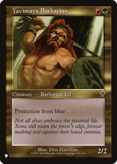Yavimaya Barbarian (LIST-INV-290) - The List-1