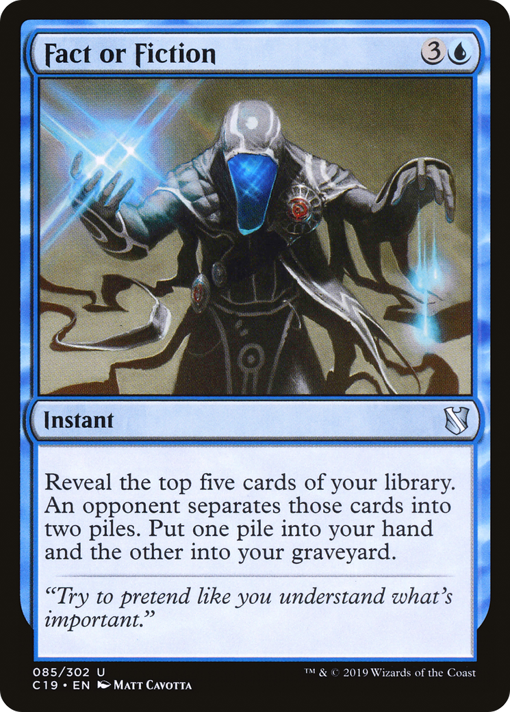 Fact or Fiction [Commander 2019]-1